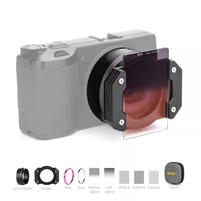 NiSi Optics USA - NiSi Compact Filter System for Ricoh GR3x (Master Kit)