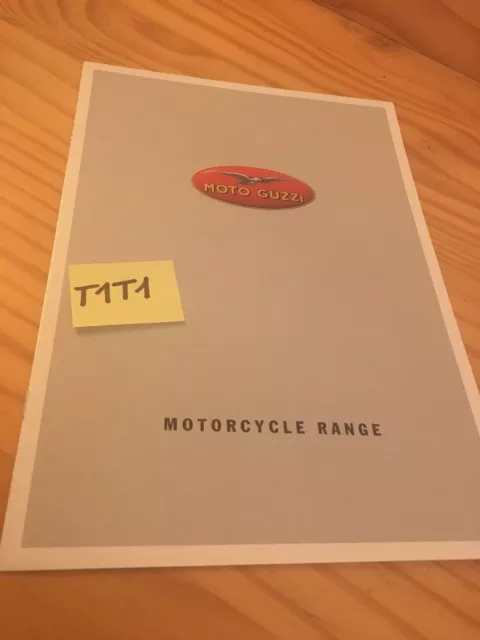 Moto Guzzi gamme prospectus brochure prospekt dépliant publicité français pub