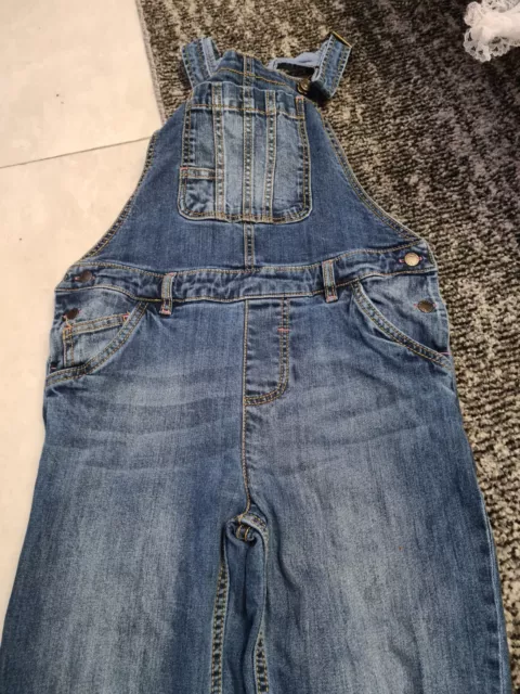 Dungarees denim allungato dritto Fat Face blu età 10-11 anni 3