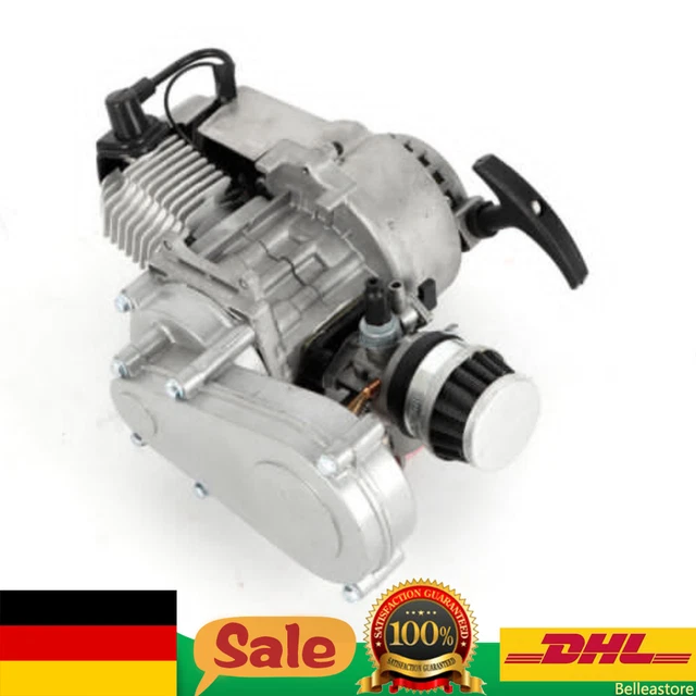 Motore Dirtbike 49CC 3,5PS Pocket Bike Mini ATV Quad con Cambio Carburatore