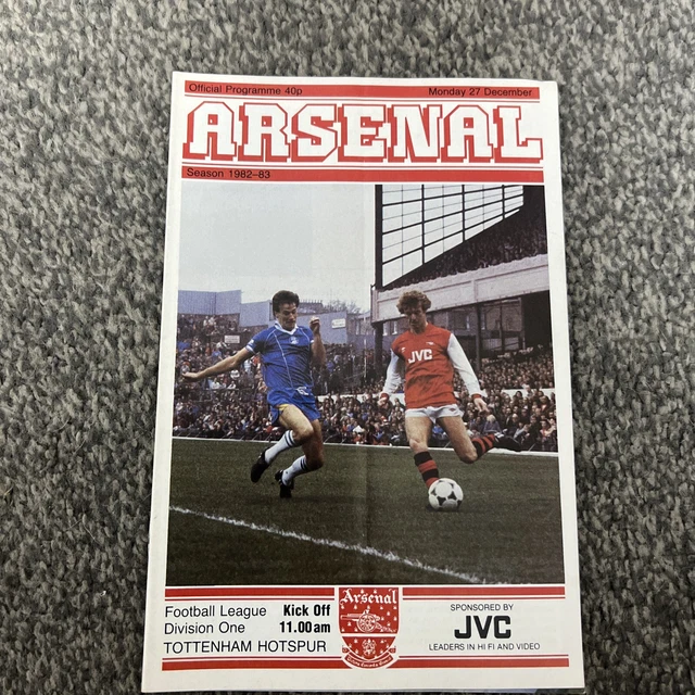 ARSENAL FOOTBALL CLUB Programmes Season 19821983 £5.00 PicClick UK