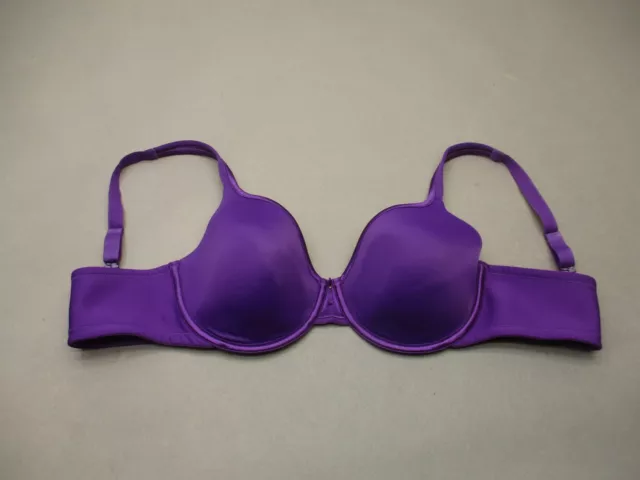 38D VANITY FAIR Womens Purple Lined Underwire Demi Bra 8L