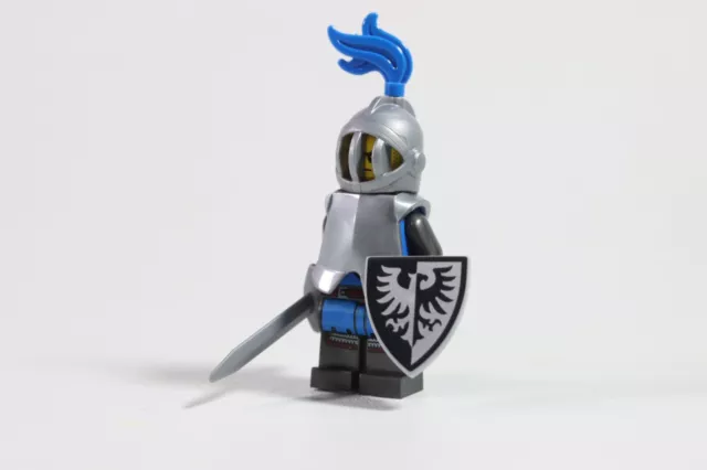 LEGO® Castle Black Falcon Knight Body Armour Sword Shield Brand New