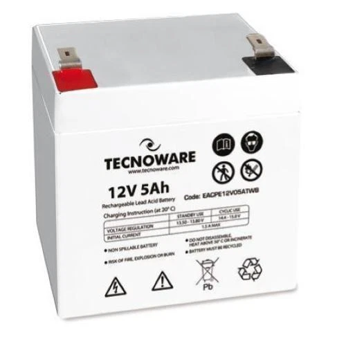 Batteria Ricaricabile Al Piombo 12V Volt 7Ah Ideale X Gruppi Di Continuità E UPS - FLA12-7 - ANFEL - Foto 2