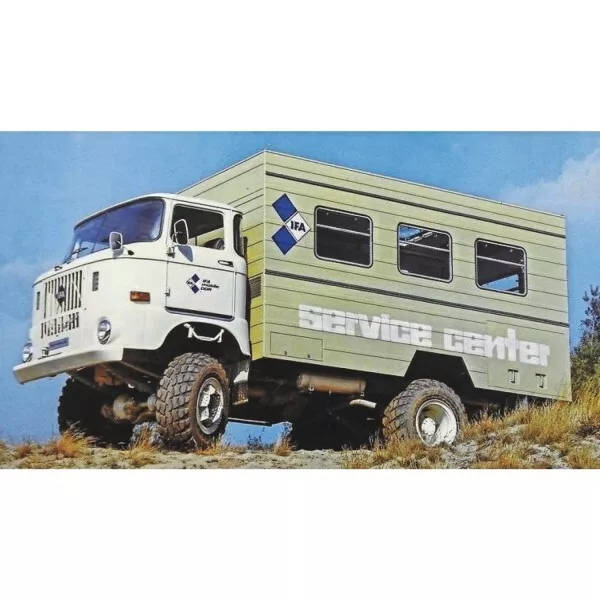 Schuco 450786100 IFA W50 Koffer-LKW Service 1:32 1 + Neu