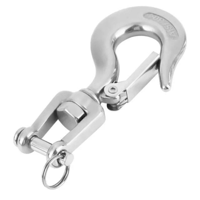 650kg / 1000kg stainless steel crane hook360 degree rotating lifting hook