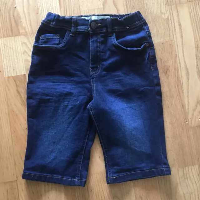 Denim Co - Pantaloncini denim blu scuro età 10-11 vita regolabile