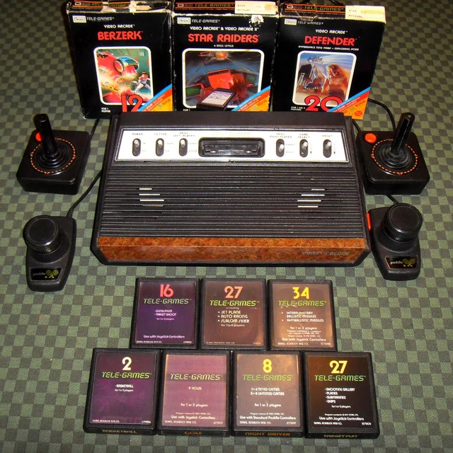 TOP QUALITY - RVB MOD (mieux que AV) + 6 jeux ARCADE Console Atari 2600