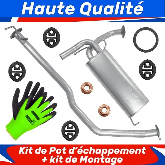 Kit Pot D'échappement Complet Pour Volkswagen Sharan 1.9 TDI / 2.0 TDI (2002-2010) - Neuf