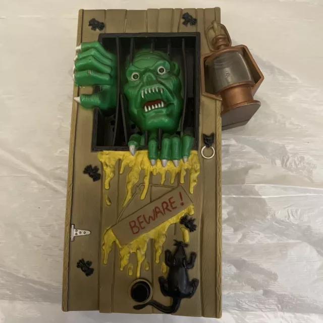 Vintage Toy State “Monster Beware” Lights, Sounds Halloween Electronic Creepy 7"