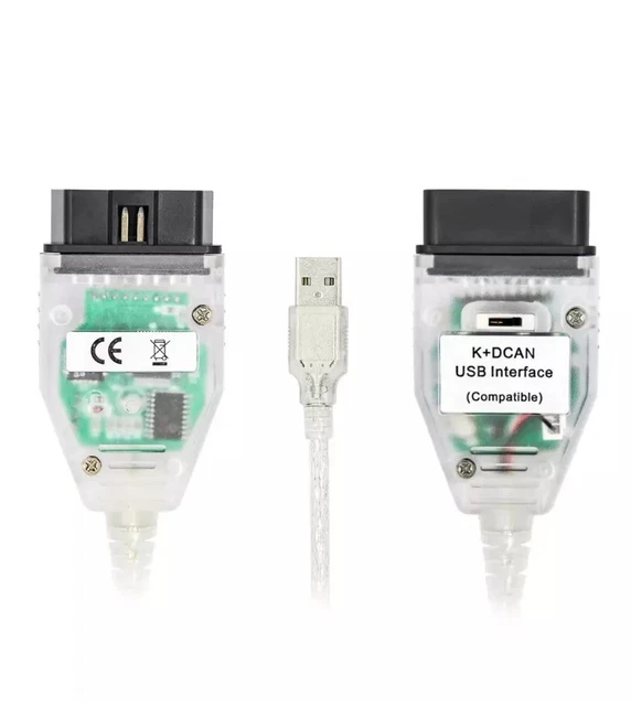 INTERFACE OBD2 K+DCAN KDCAN USB Compatible ISTA INPA BMW MINI avec ...