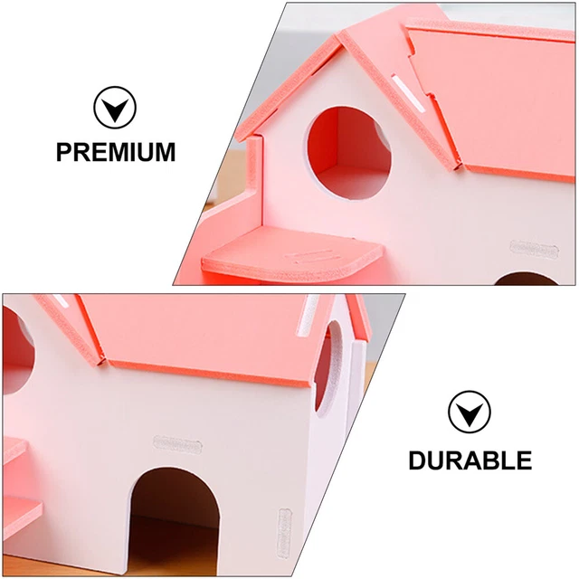 1Pc Guinea Hamster Hütte Hamster Schlafen Käfig Hamster Bett 9