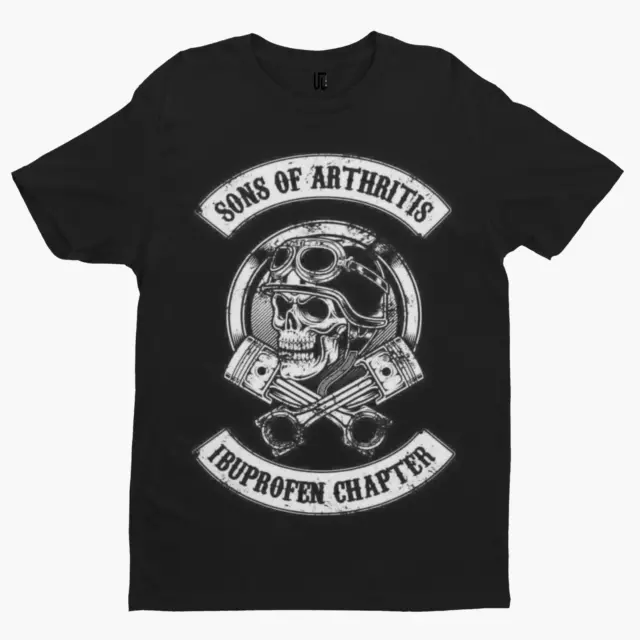 Sons of Arthritis T-Shirt -  Adult Humour Funny Film TV Motorcycle Bikers