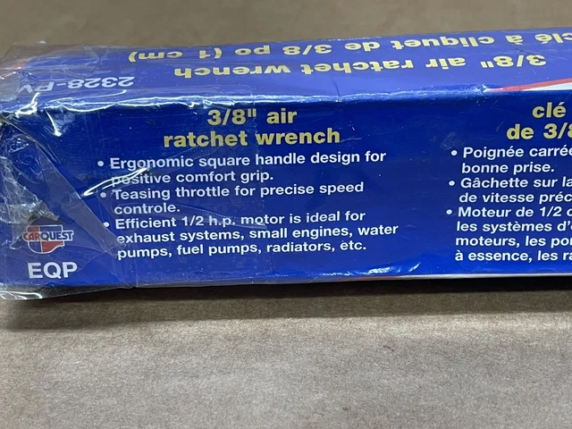 Pro Value 3/8" AIr Ratchet Wrench 2328-PV Tool Mechanic 1/2 HP Motor Square ⭐️ 3