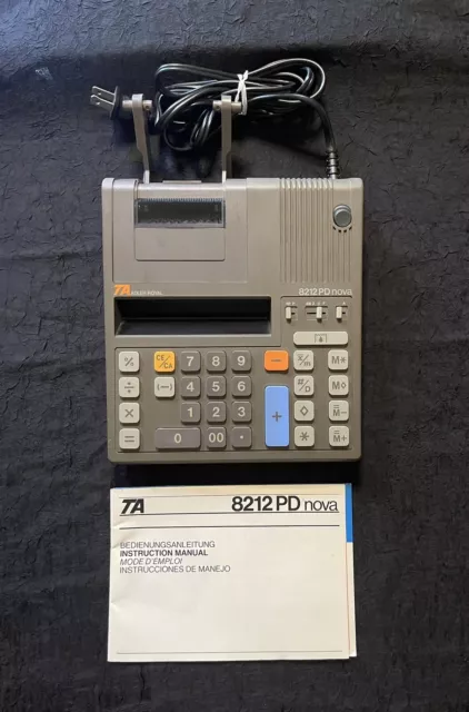 TA Adler-Royal CARAT Print Display Calculator Commercial Adding Machine