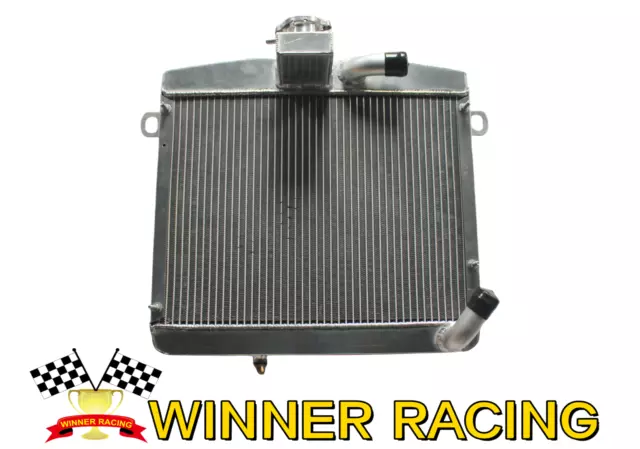 Side-Fill Aluminum Radiator Fit Alfa Romeo Spider y Junior Zagato 1968-1987