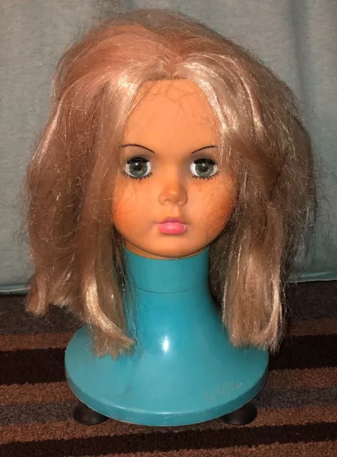 Vintage 1960's Nasco's Claudette Hair styling Mannequin Original  Accessories