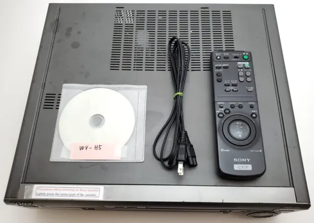 Lecteur de plate-forme vidéo magnétoscope Sony WV-H5 Hi8 8 mm VHS  d'occasion JP 