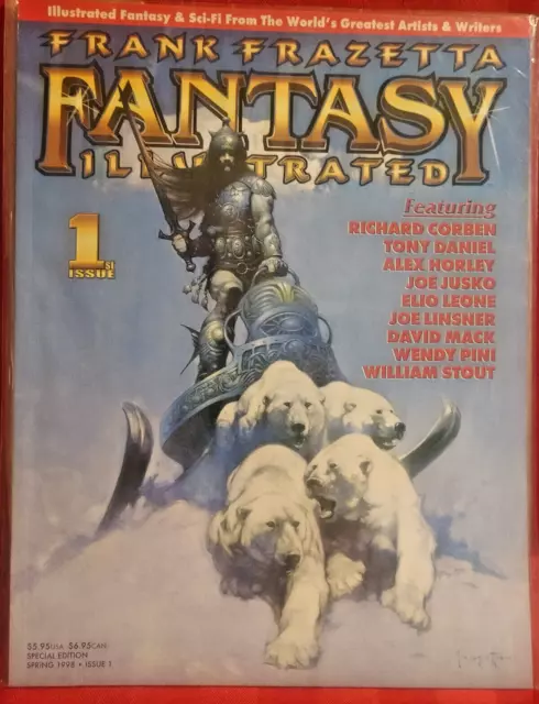 Frank Frazetta Fantasy Illustrated #1 * Spring 1998 * Rare, Mint!