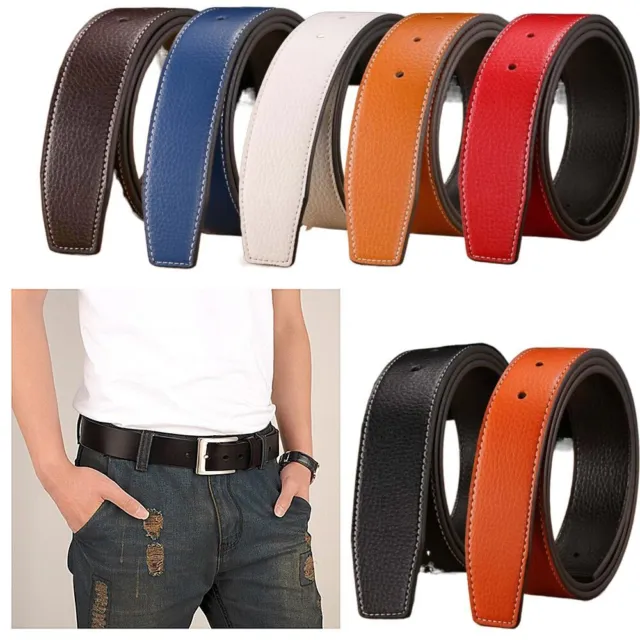Cintura jeans decorazione vita vera pelle cinturino cintura senza fibbia cintura