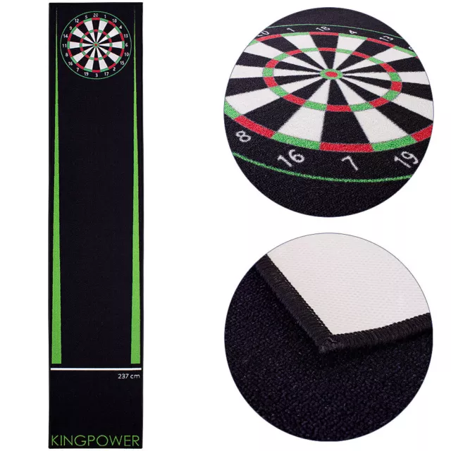 Dart Matte Dartteppich Turnier Matte Dartmatte Darts 290 x 60 cm Kingpower