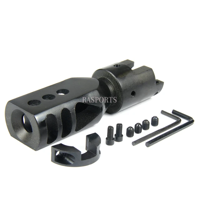 K98 CLAMP BOLT On Tanker Style Muzzle Brake Triangular Baffles For K98