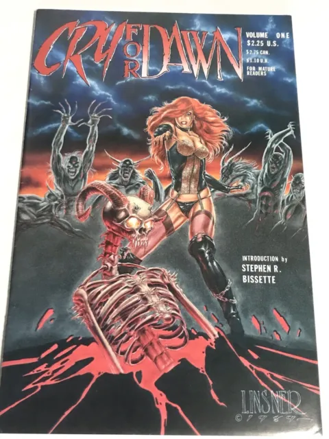 CRY FOR DAWN #1  -  1st Joseph LISNER Signed @ Philly Comicon 1990 See Details