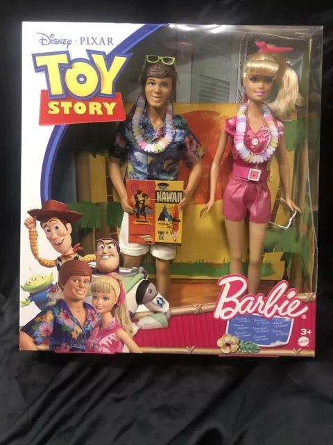 Disney Toy Story Hawaiian Vacation Barbie and Ken dolls new in box