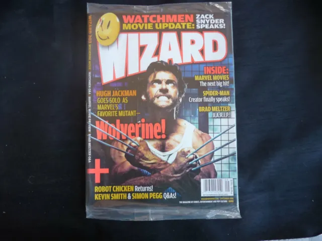 Wizard Magazine 203 (M1) 2008 NM sealed Wolverine