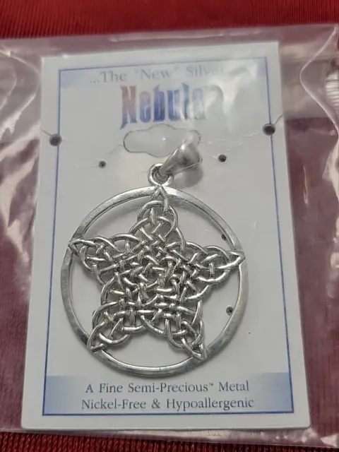 Celtic Knot Pentacle Nebula pendant