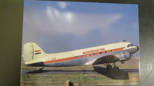 Maharashtra Airlines (India) Douglas DC-3 Postcard
