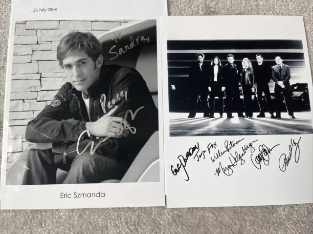 AutogrammSammlung CSI Vegas Eric Szmanda als Greg Sanders mit Widmung