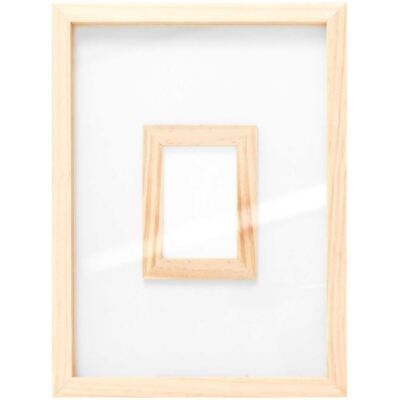 Small Wooden Drop Top Photo Frame | Guest Book Hen Party Baby Shower Wedding