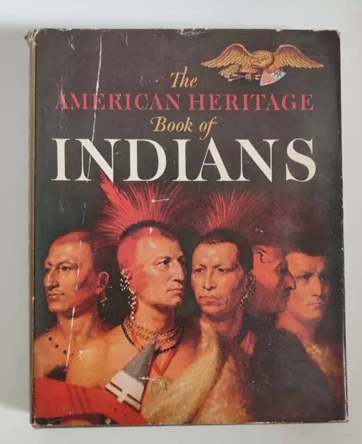 1968 AMERICAN HERITAGE BOOK OF INDIANS / WILLIAM BRANDON HB DW Native Americans