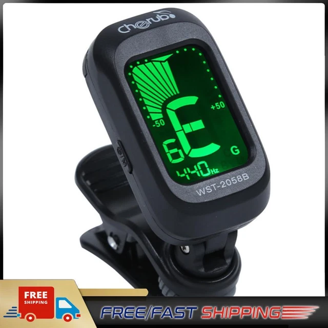 Ukulele Bass Clip-on LCD Display Tuning for Beginners Stringed Musical