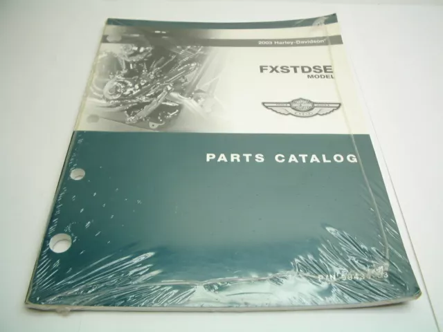 2003 Harley FXSTDSE Models Parts Catalog 99430-03 BRAND NEW Plastic Wrap