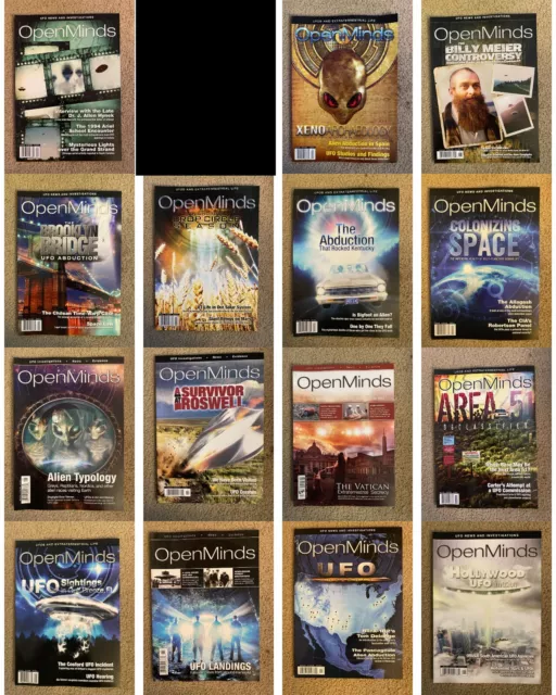 Magazine Lot OPEN MINDS UFO News & Investigations, Aliens, Paranormal