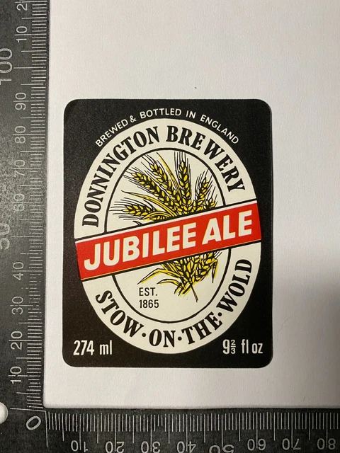 Original Beer Label #149  - Donnington Brewery Jubilee Ale