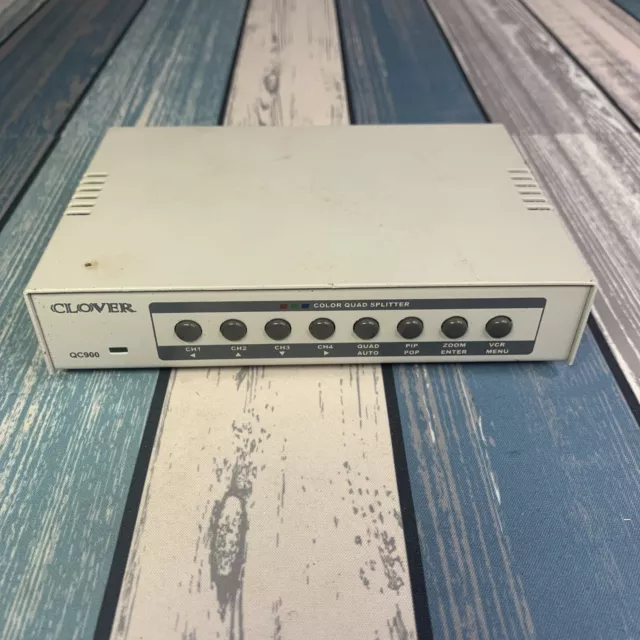 Clover QC900 Mini-Digital Color Quad Splitter See 4 Cameras on Screen VERY NICE!