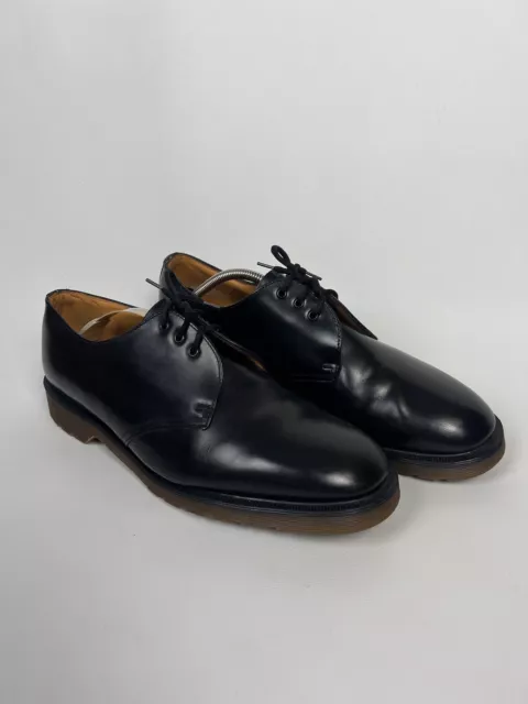 VINTAGE DR MARTENS Mens Oxford Shoes Sz 11 Black Leather Made in ...