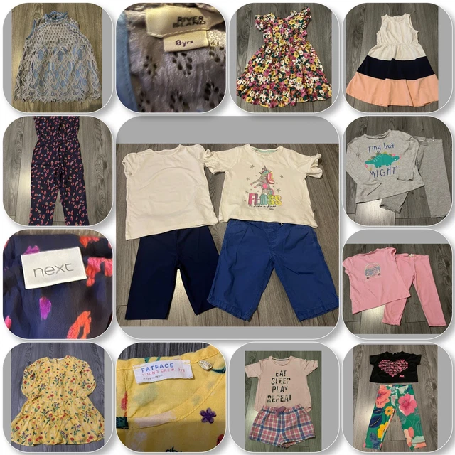 bundle of girl’s clothes age 7-8 Years                           (c6)