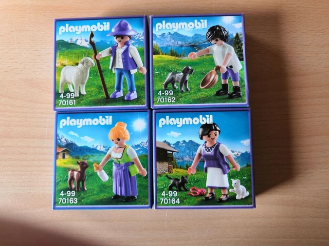 4 PLAYMOBIL Sonderfiguren  Ostern Milka 2019   70161 - 70162 -70163 - 70164