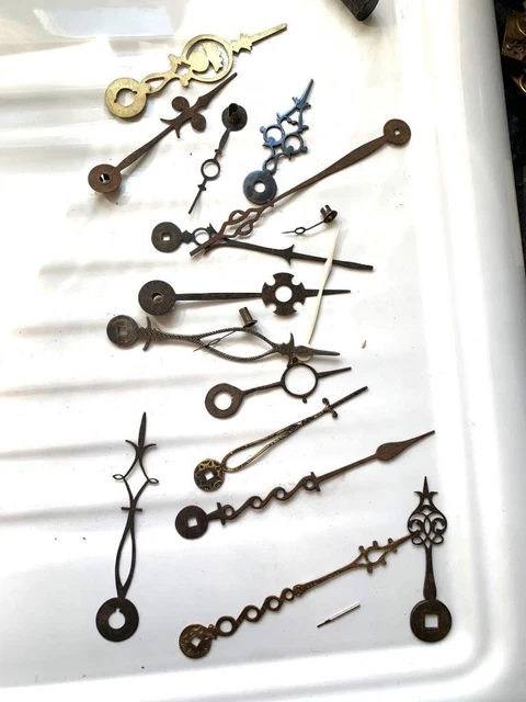 Vintage Clock Hands - job lot - for  clock