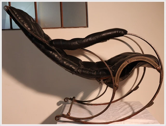 Pure steel rocking chair R.W. 1850 Winfield & Co. Rocking Chair Peter Cooper 2