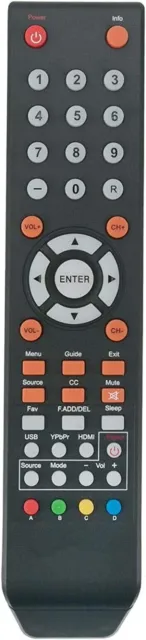 Remote Control For X322BV-HD X325BV-FHDU X325BV-FHD SCEPTRE LCD LED TV