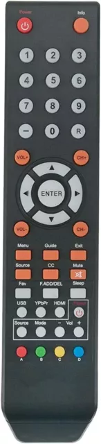 Remote Control For X322BV-HD X325BV-FHDU X325BV-FHD SCEPTRE LCD LED TV