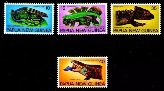 Amphibien Papua Neu Guinea Michel 337 - 340 postfrisch