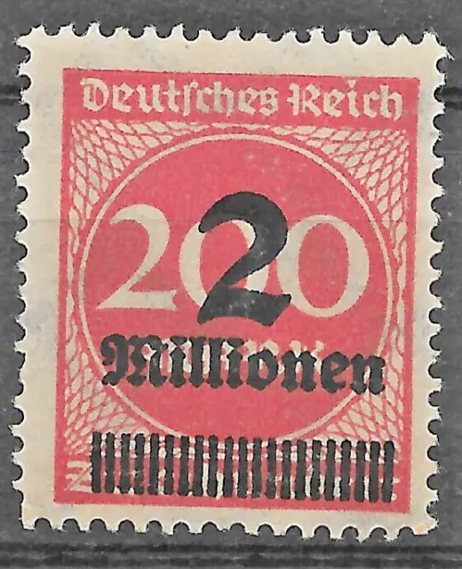 Deutsches Reich ZIFFERN 309 APa postfrisch (BPP BAUER)