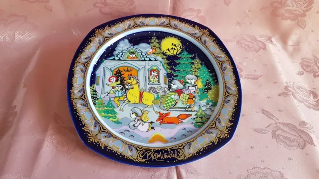 Rosenthal Weihnachten 1984 Weihnachtslieder auf Porzellan -Kling Glöckchen kling