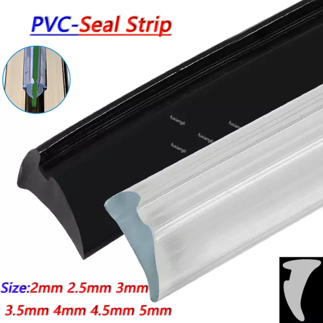 PVC Window Door Seal Strip Fixed Glass、Waterproof、Draught Draft Excluder Gasket